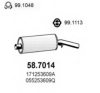VW 161253609E End Silencer